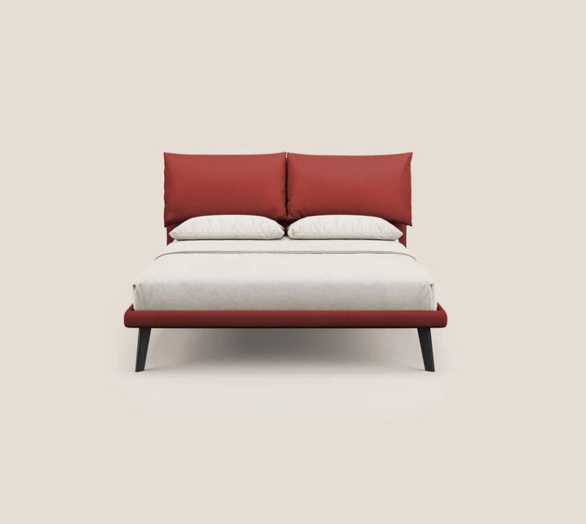 Съемная кровать из ткани с мягким изголовьем Divani.Store ASTRID ARCH-00060077 - Вид №7