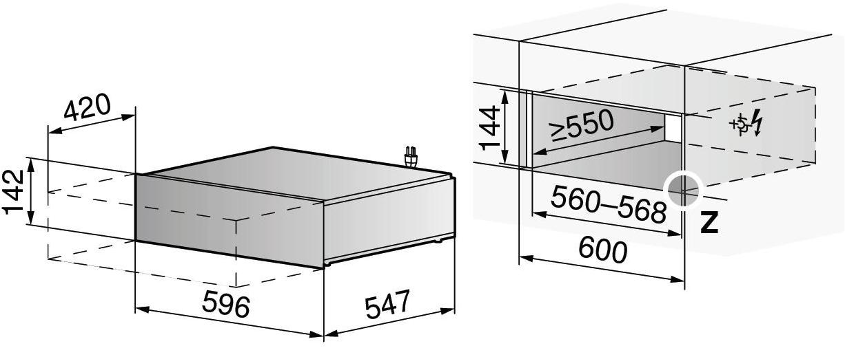 V-ZUG Встроенная жаровня  Ws60144  - Вид №5