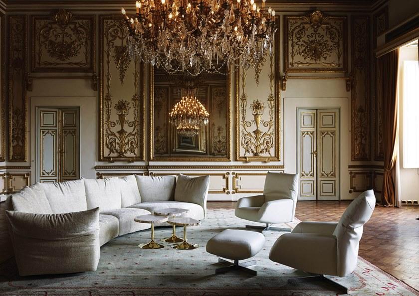 edra Журнальный столик с металлическим основанием и столешницей из алебастра  Cld010/020/030  - Вид №8