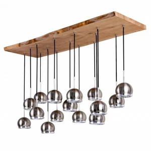 Дизайнерская подвесная светодиодная люстра Spot Light Ball 5031574 матовый никель, белая SPOT LIGHT ДИЗАЙНЕРСКИЕ, BALL 108320 Белый;серебро