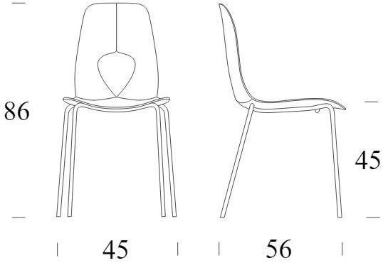 Tonin Casa Стул полипропиленовый sun-id-1371891 - Вид №7