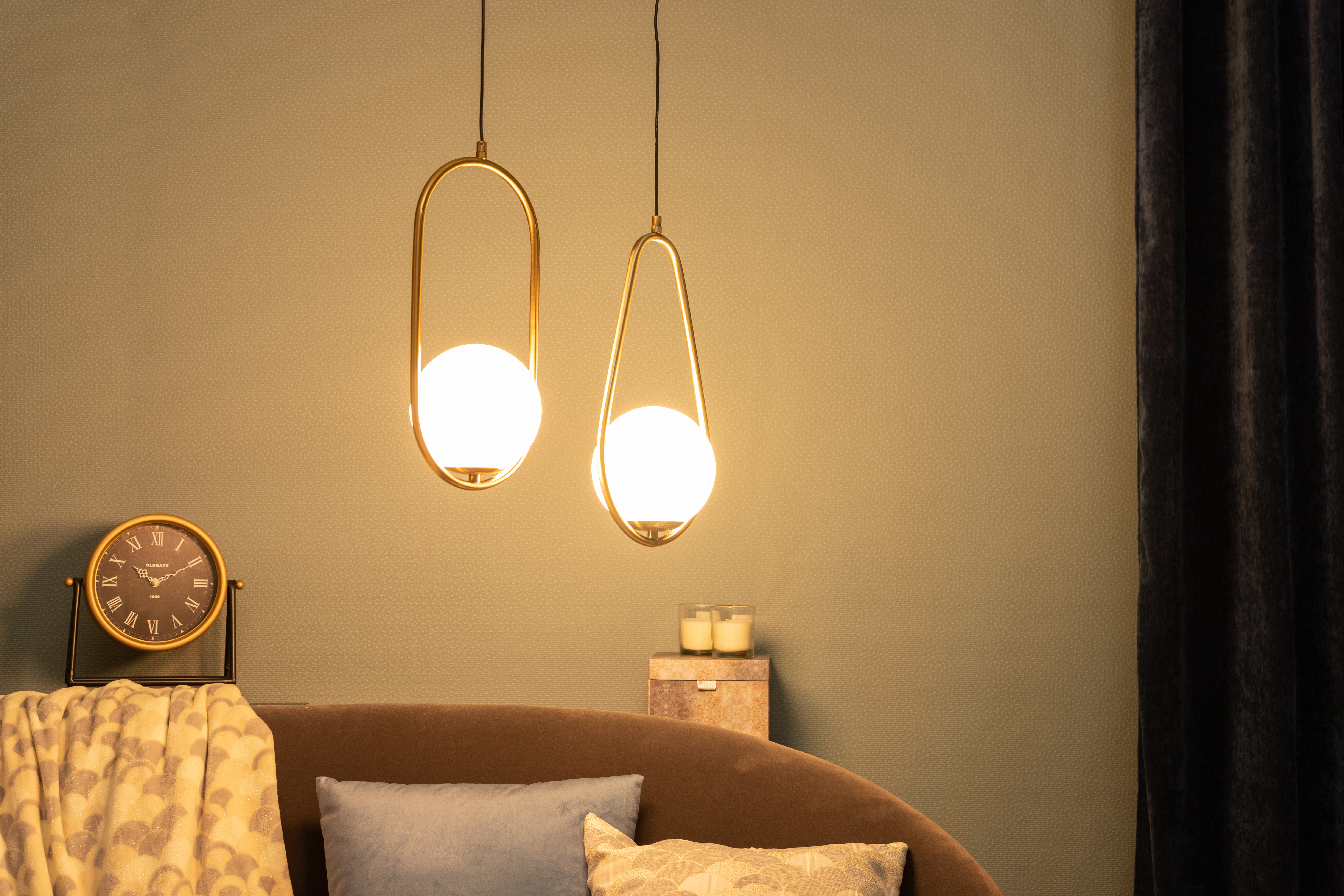 LAMPLANDIA Ariza — подвесной светильник с перламутровой бронзой 82140706 STLM-0020230 - Вид №12