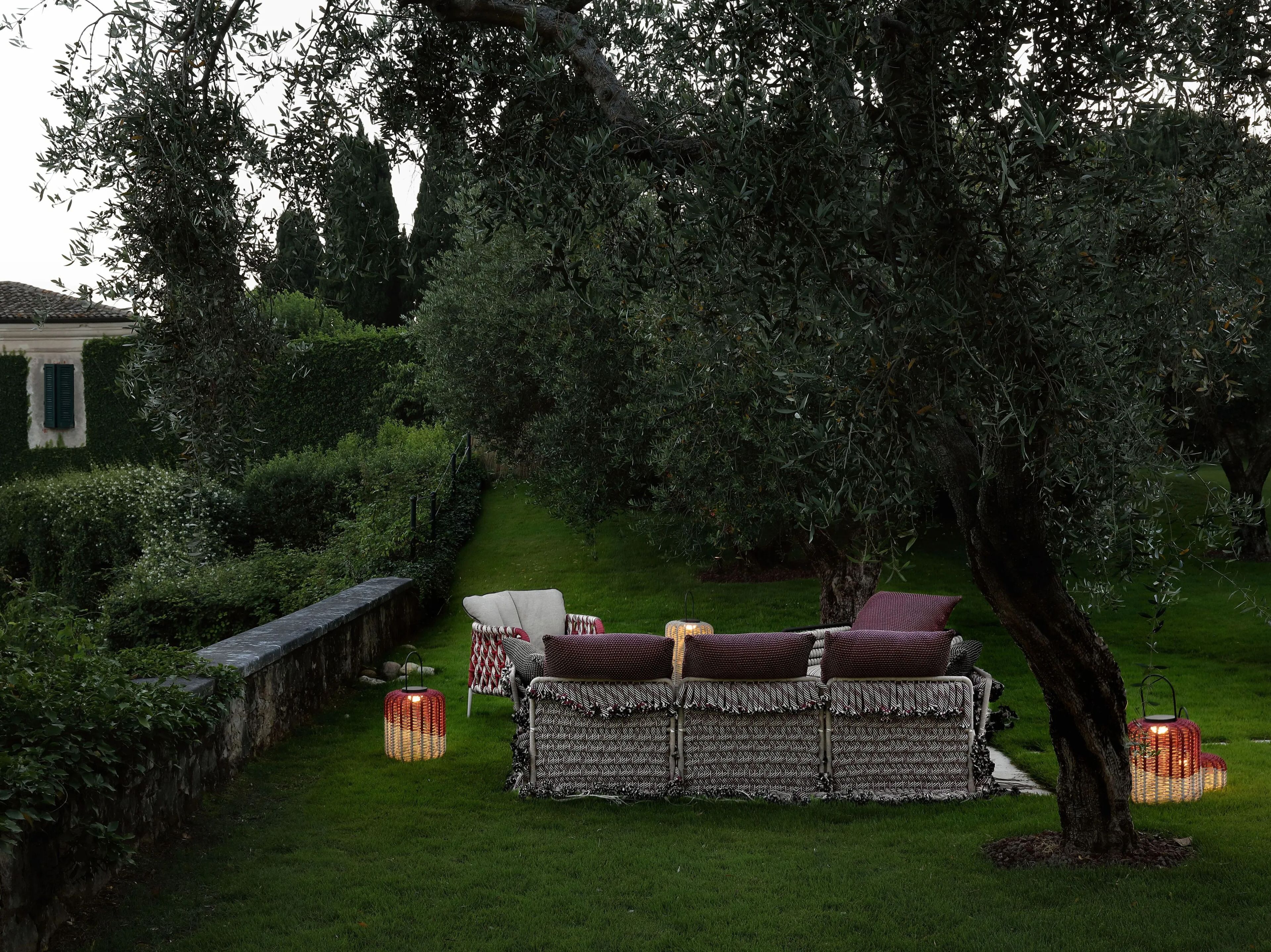 3-местный алюминиевый открытый диван с плетением Nodo Italia Antonio Marras + Nodo Italia ARCH-00151240 - Вид №16