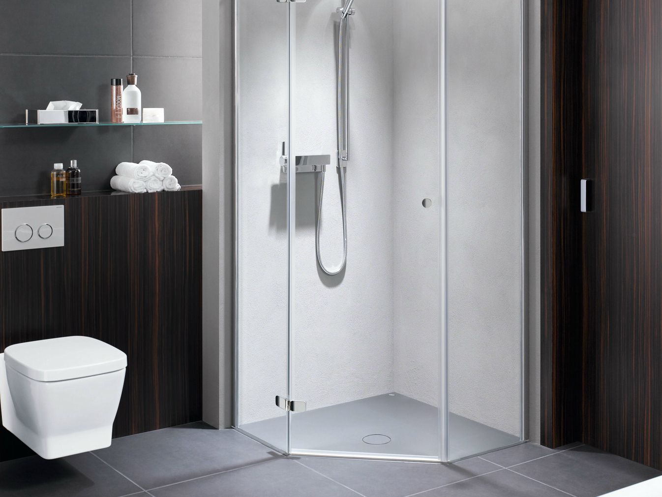 Поддон для душа с угловым полом Bette BETTEFLOOR CARO ARCH-00040756 - Вид №1