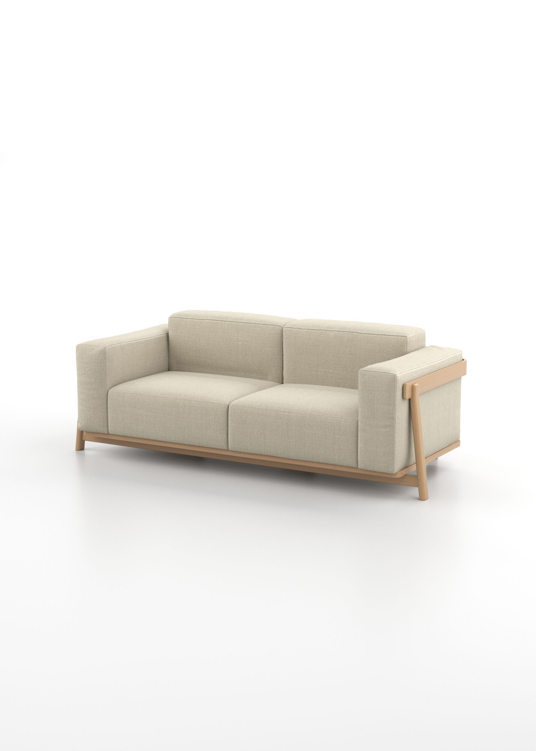 3-местный тканевый линейный диван Omelette Editions ARCH-00098068 - Вид №6