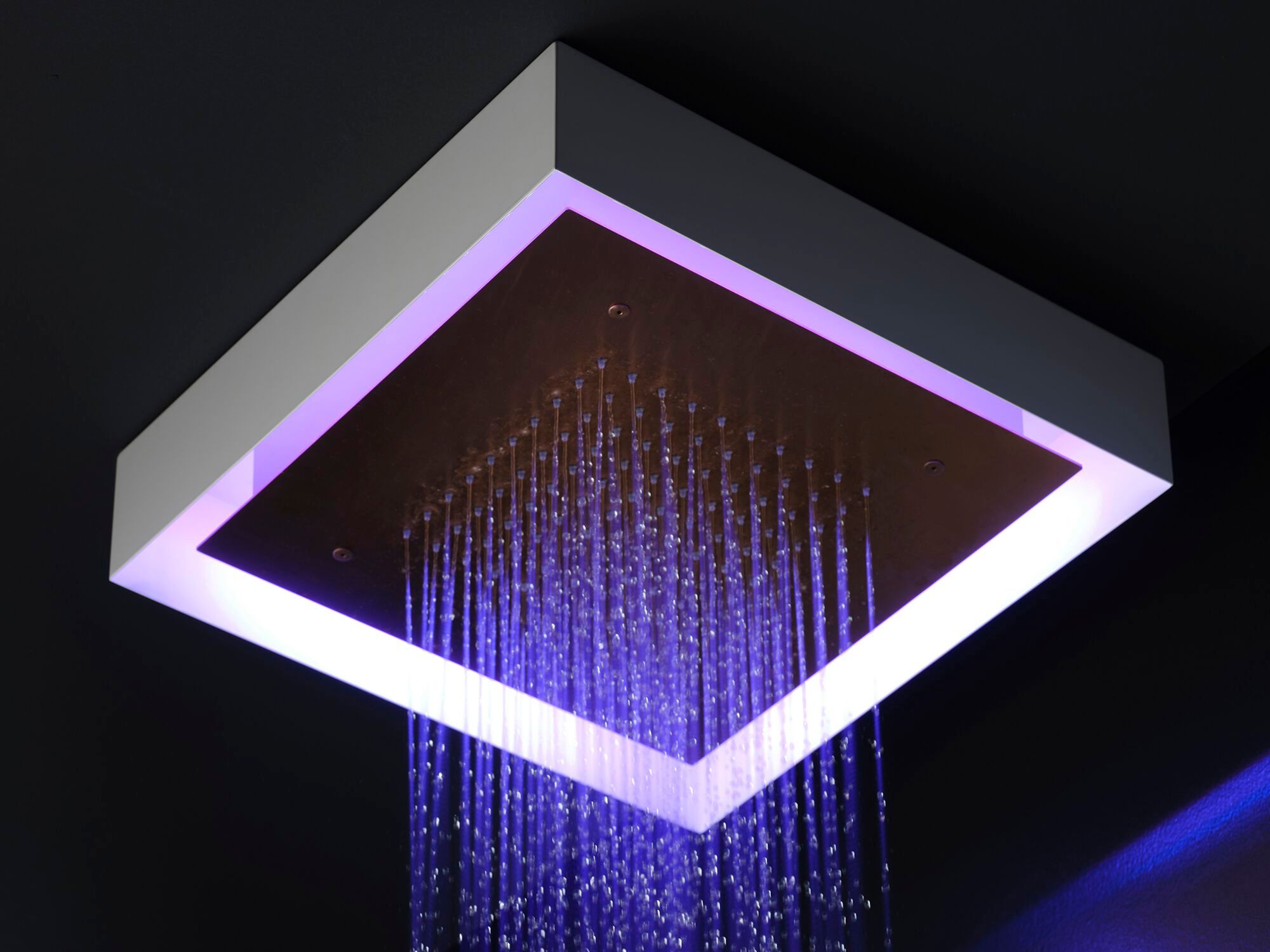 Квадратная душевая головка из нержавеющей стали с хромотерапией Ritmonio 75IP15 ARCH-00058608