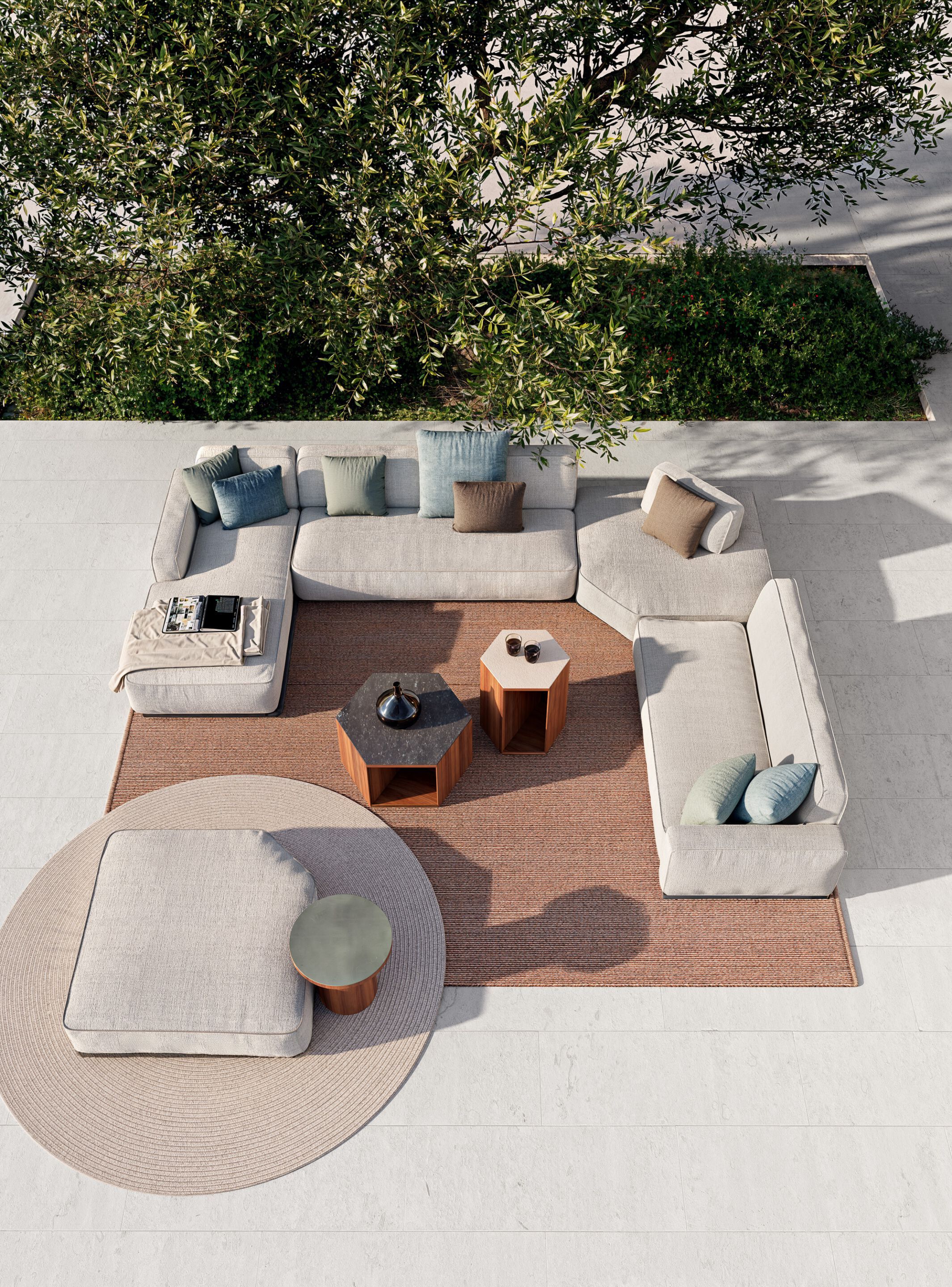 Угловое садовое кресло из ткани Atmosphera Лагуна .25 ARCH-00146811 - Вид №2