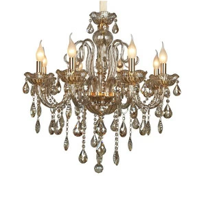 Подвесная люстра Omnilux OML-76803-08 прозрачная OMNILUX ДИЗАЙНЕРСКИЕ 188162 Прозрачный