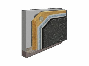 Теплоизоляционная панель из минеральной ваты