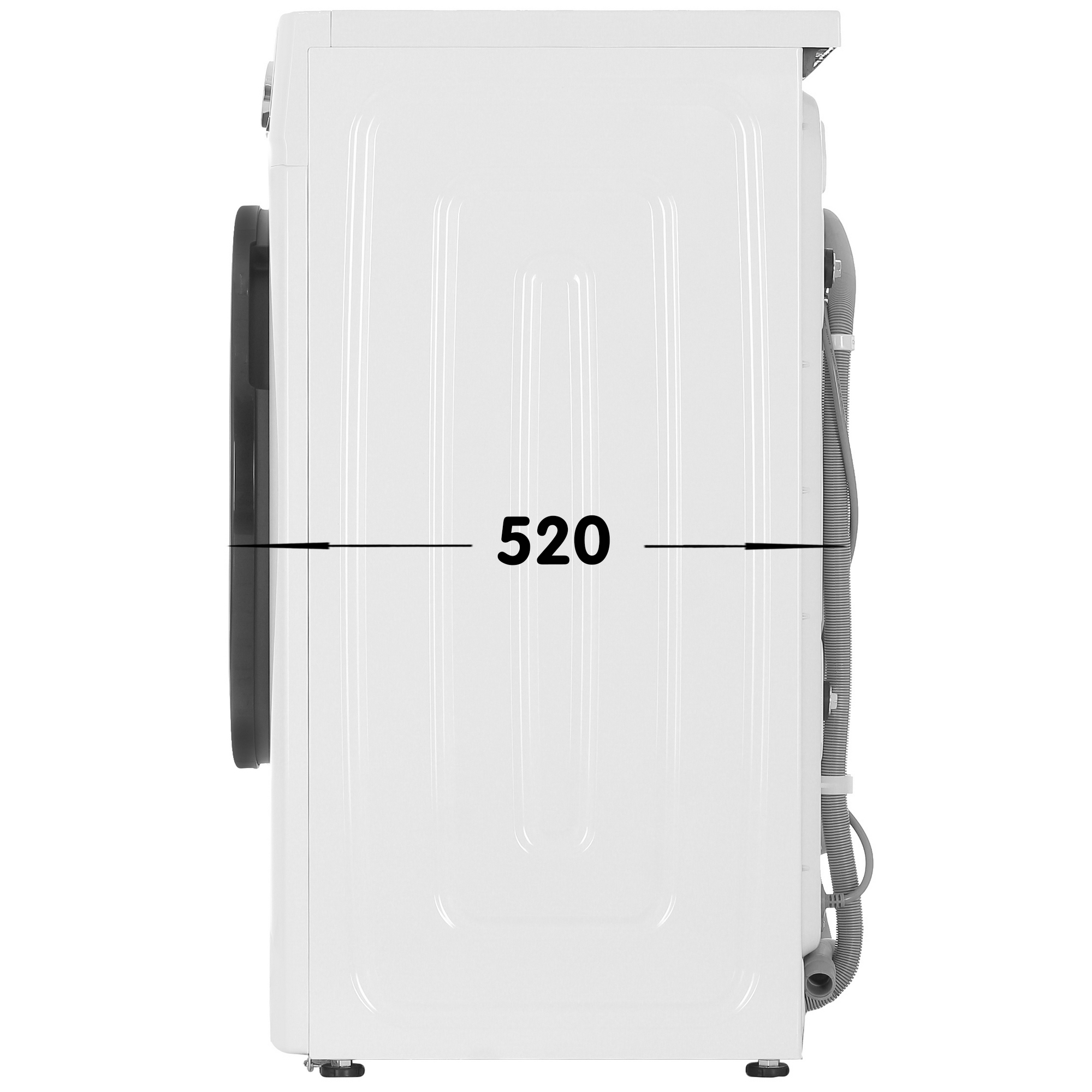 5040219 Стирально-сушильная машина DEXP WD-F814DMG/WWSI белый STDN-0107181 - Вид №2