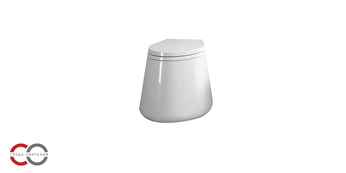 CT00200001 Приставной унитаз напольный Белый Disegno Ceramica CATINO Италия - Вид №1