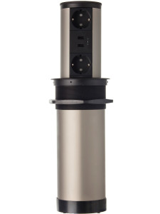 Блок электрических розеток Echo 12070 Black NAVAKO