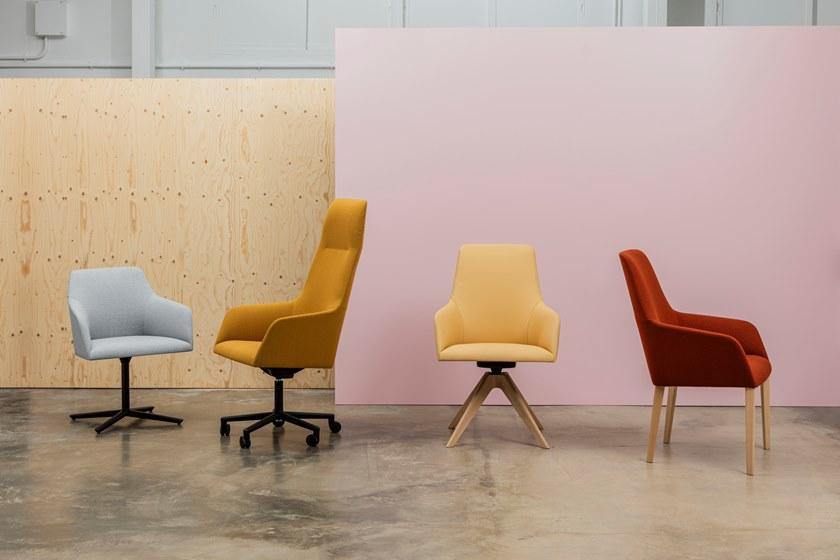 Andreu World Кресло исполнительное вращающееся с 4 спицами Alya executive So1491 - Вид №3