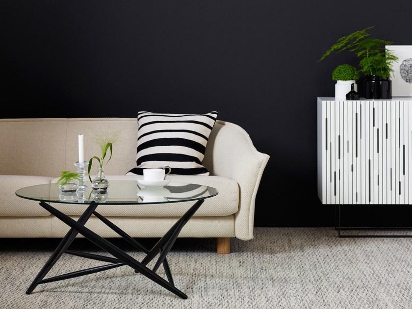 Karl Andersson Круглый журнальный столик из дерева и стекла sun-id-1511752 - Вид №1