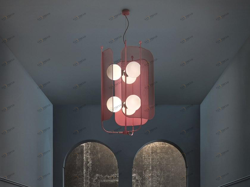 Masiero Люстра из крашеного металла Papilio sun-id-1412677