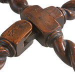 SOR27393 Ранний дубовый ячменный стол Twist Gateleg ijlbrown  - Вид №12