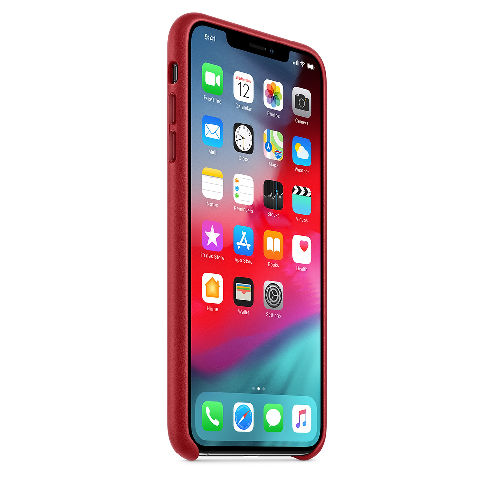 MRWQ2ZM/A Iphone xs max leather case - (product)red Apple Santreyd  - Вид №4