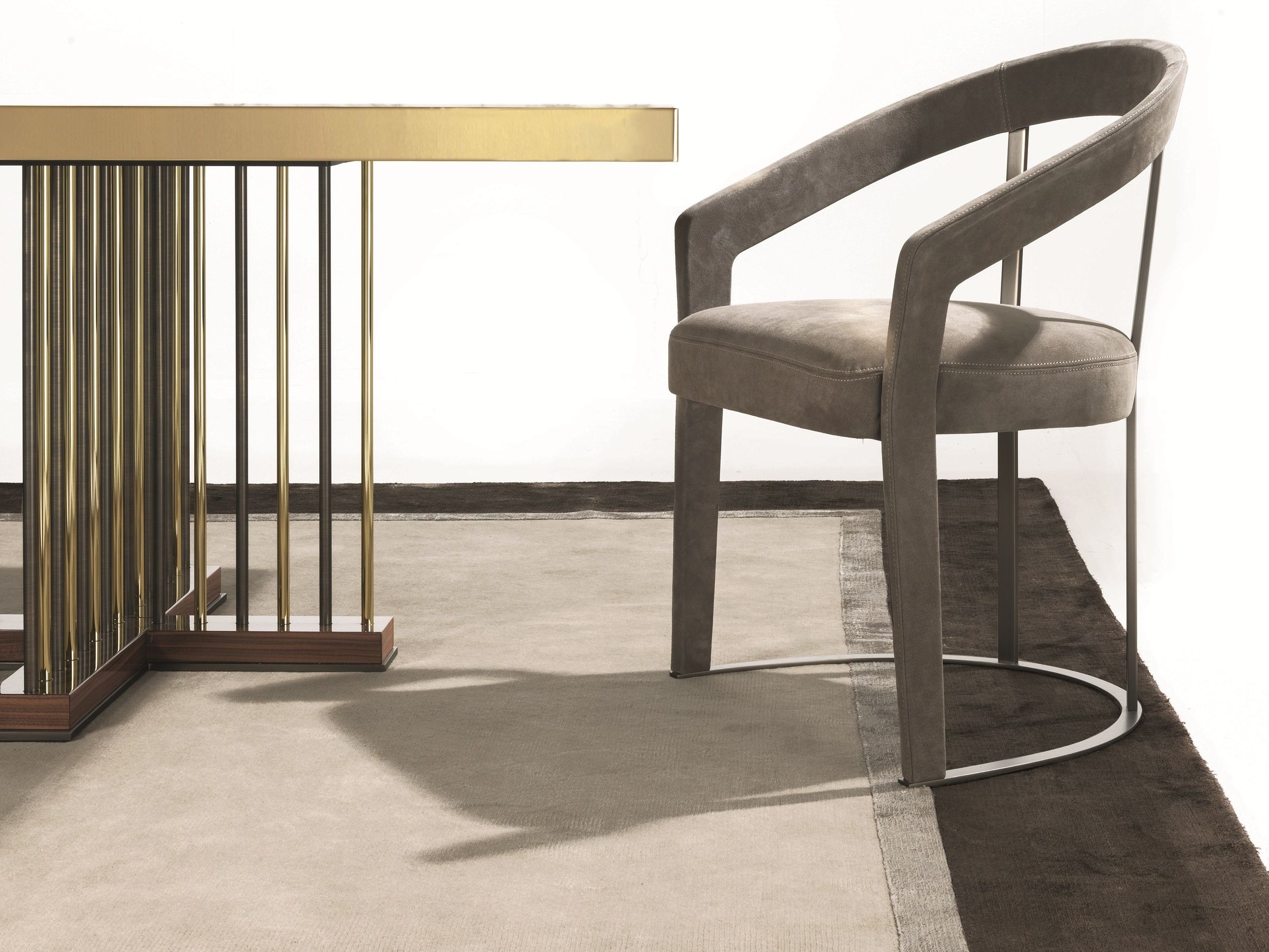 Кожаный мягкий стул Longhi Loveluxe ARCH-00064050 - Вид №4