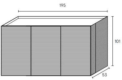 ALBEDO Буфет из лакированной мдф с распашными дверцами Alfieri sun-id-1410645 - Вид №6