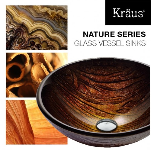 GV-394-19mm Накладная раковина на столешницу  прямоугольная Krausru  - Вид №6