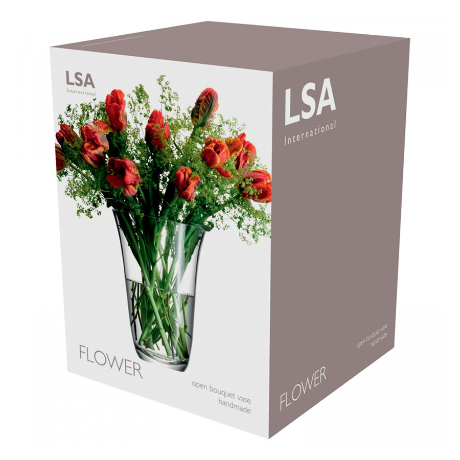 Ваза для открытого букета flower 23 см LSA INTERNATIONAL - 253346 Прозрачный  - Вид №5