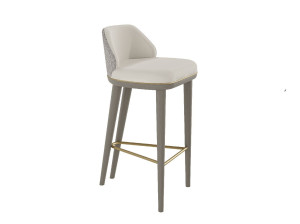 Барный стул с подставкой для ног