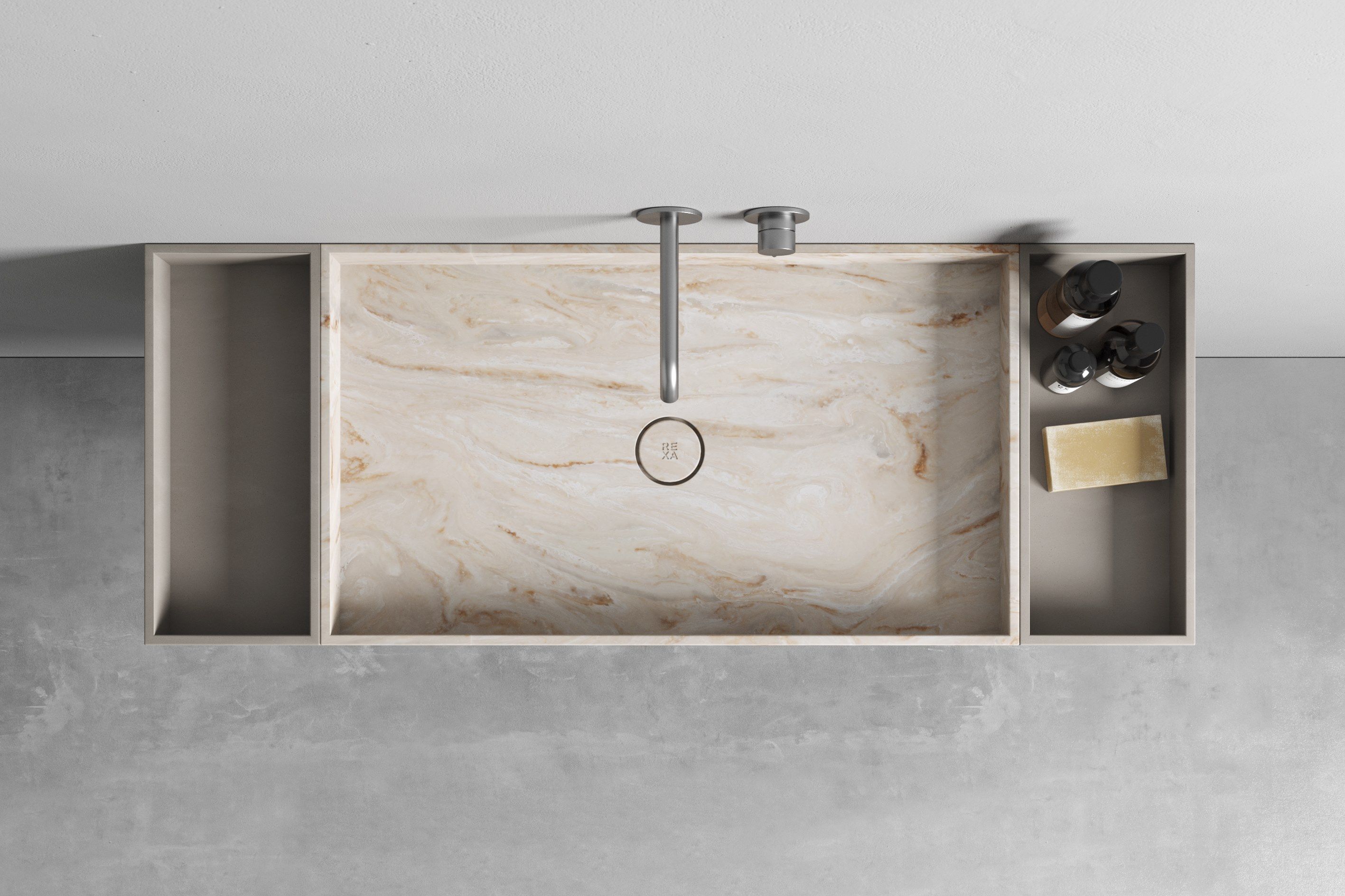 Раковина Corian® с поддоном Rexa Компактная жизнь ARCH-00097593 - Вид №6