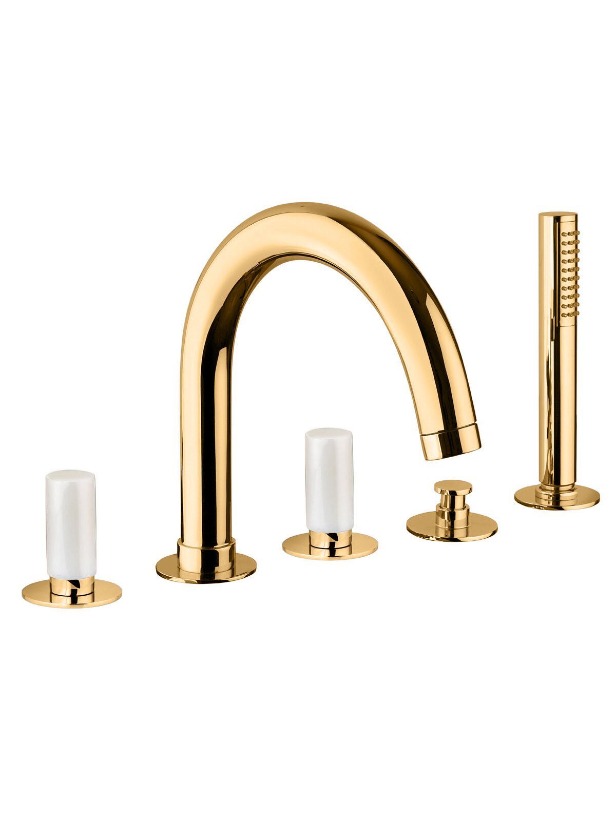 Встраиваемый смеситель для ванны с ручным душем Rubinetterie Frattini Pepe XL ARCH-00112668 - Вид №12