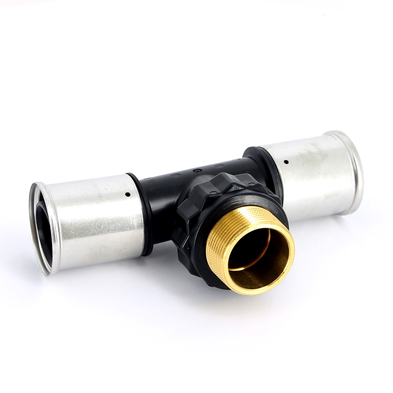 Тройник пресс-Н1/2" PVDF HENCO 50х1"1/2х50 14PK500850