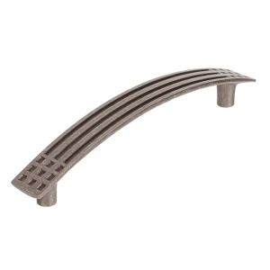 Мебельная ручка-скоба Jet 149 128 мм сталь античное серебро