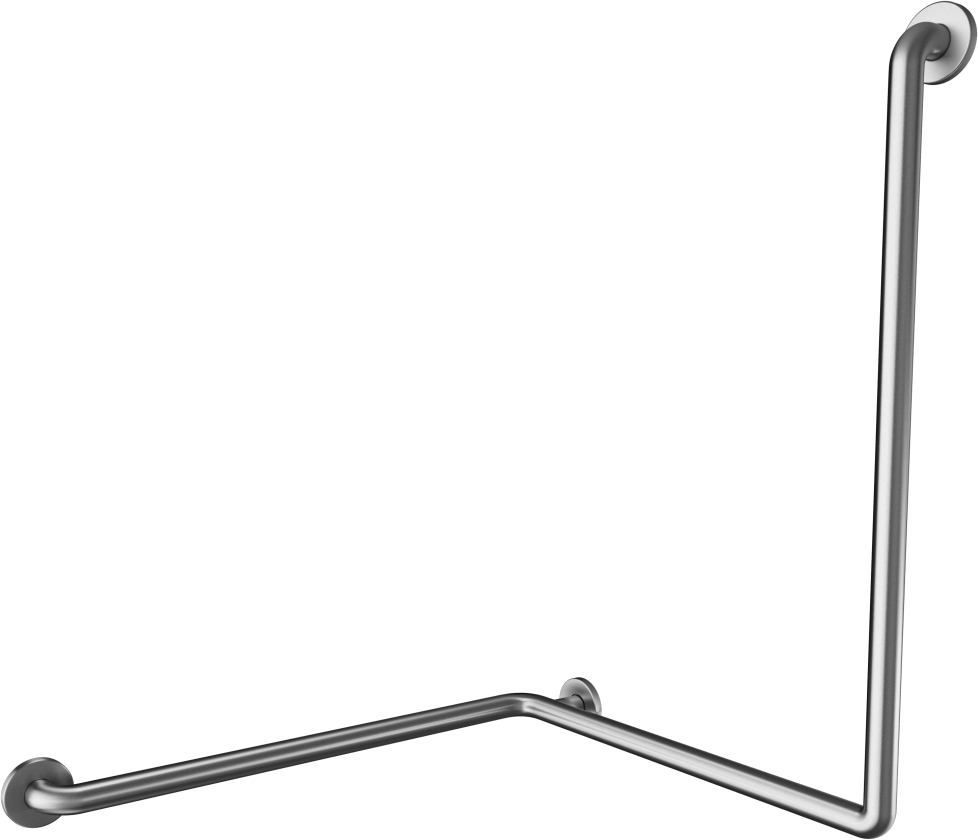 B650-S Поручень из нержавеющей стали Ø32 мм, 4-х точечная фиксация duten