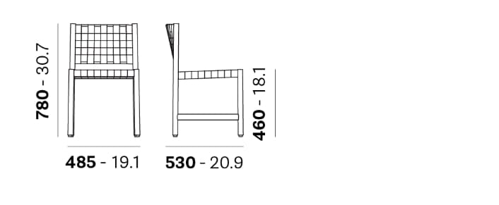 Стул из полипропилена Pedrali Griante ARCH-00135362 - Вид №2