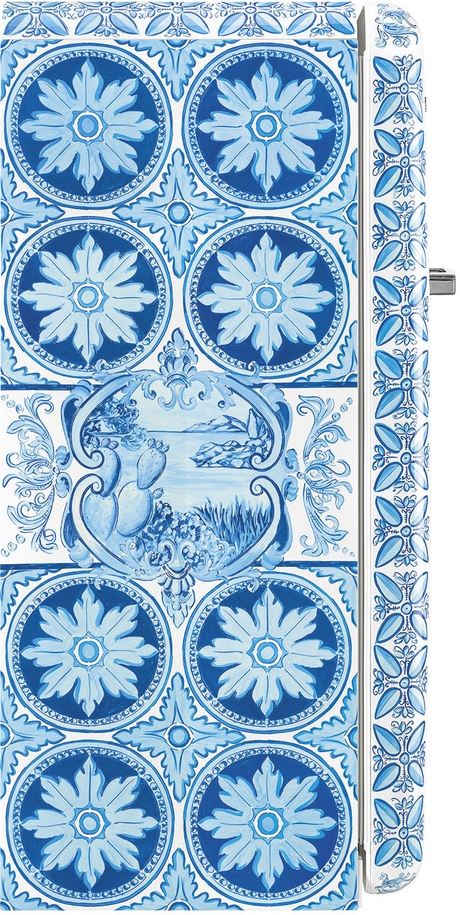 FAB28RDGM3 Холодильник / отдельностоящий однодверный холодильник, стиль 50-х годов, 60 см, серия divina cucina, майолика SMEG  - Вид №2