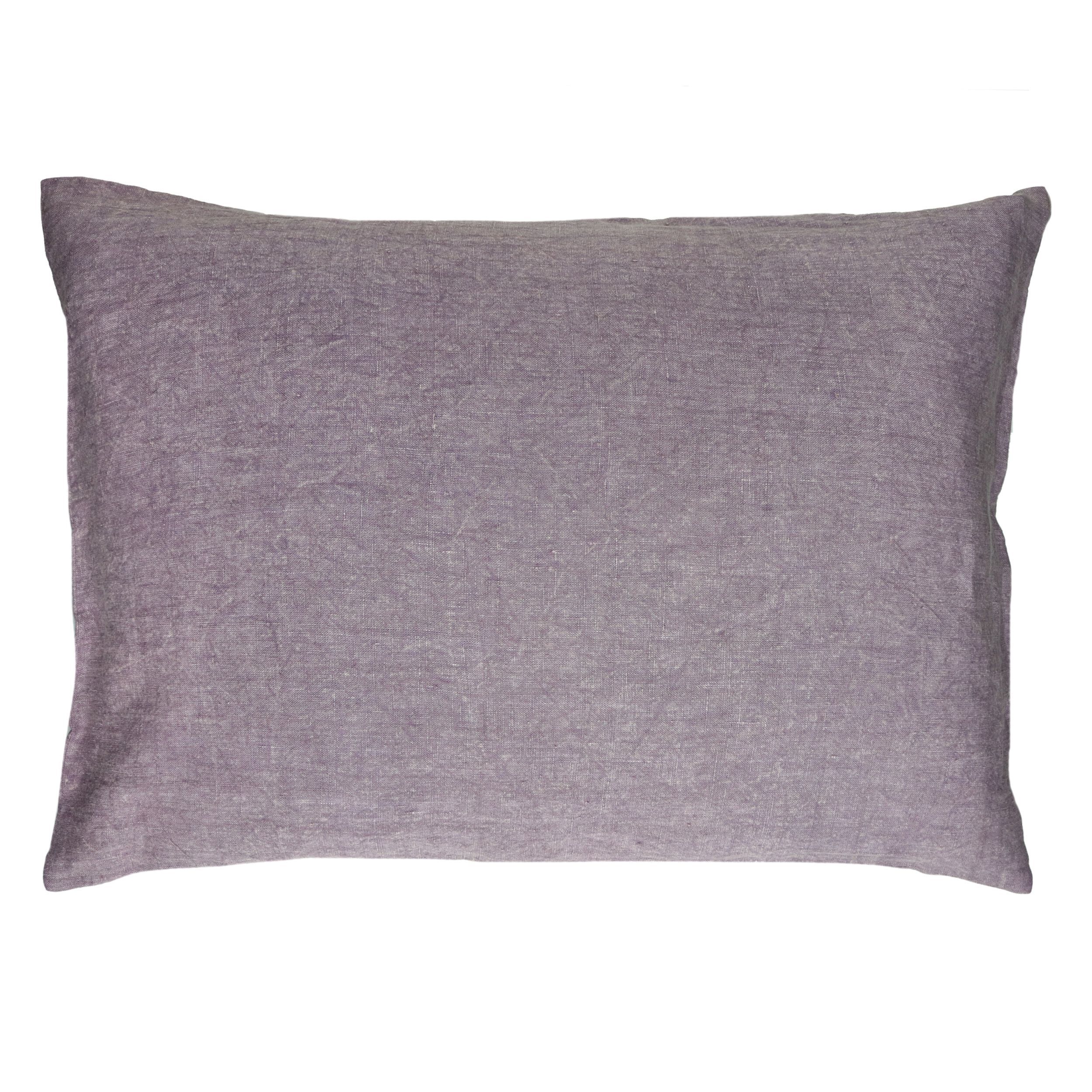 Прямоугольная однотонная льняная подушка POMAX BASICS ARCH-00153227 - Вид №18