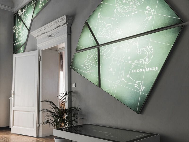 Печатная ткань с подсветкой стены с алюминиевой рамой ABS Group LIGHTBOX NON ORTOGONALI ARCH-00026275