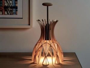 BOVER Настольная лампа из дерева Dome M/36