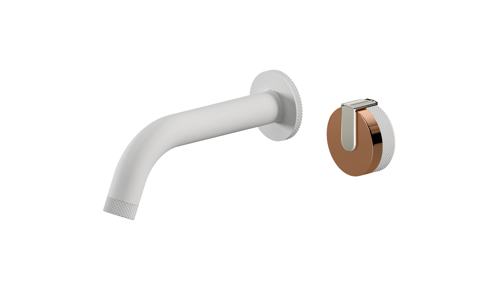 E-11535-R1RG-L1PC-WT Настенный прогрессивный смеситель скрытого монтажа для раковины GRAFF MOD+