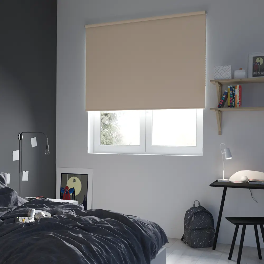 Штора рулонная блэкаут Inspire Belem 140x175 см коричневая 82689453 STLM-2094586 - Вид №8