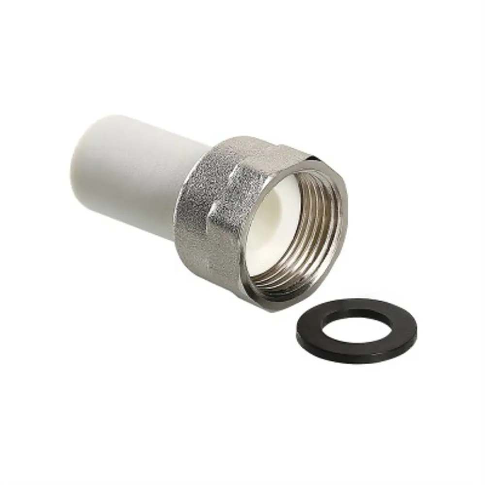 Штуцер Valtec ВР 25x1 с накидной гайкой полипропилен 84388998 STLM-2149124 