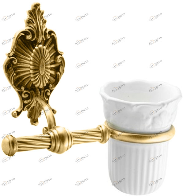 Стакан для щеток MIGLIORE Elizabetta ML.ELB-60.102.DO - золото 