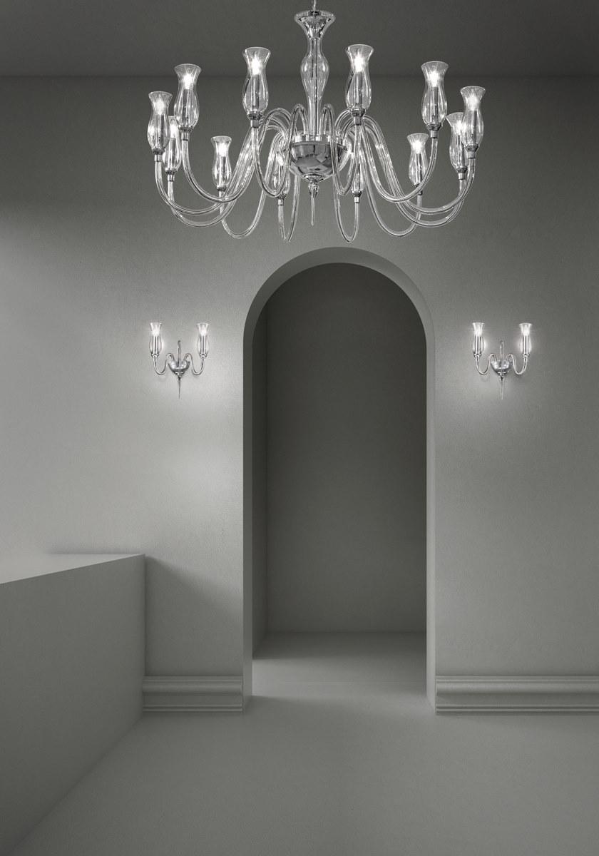 Sylcom Люстра из дутого стекла Teodato 1020/1022 - Вид №4