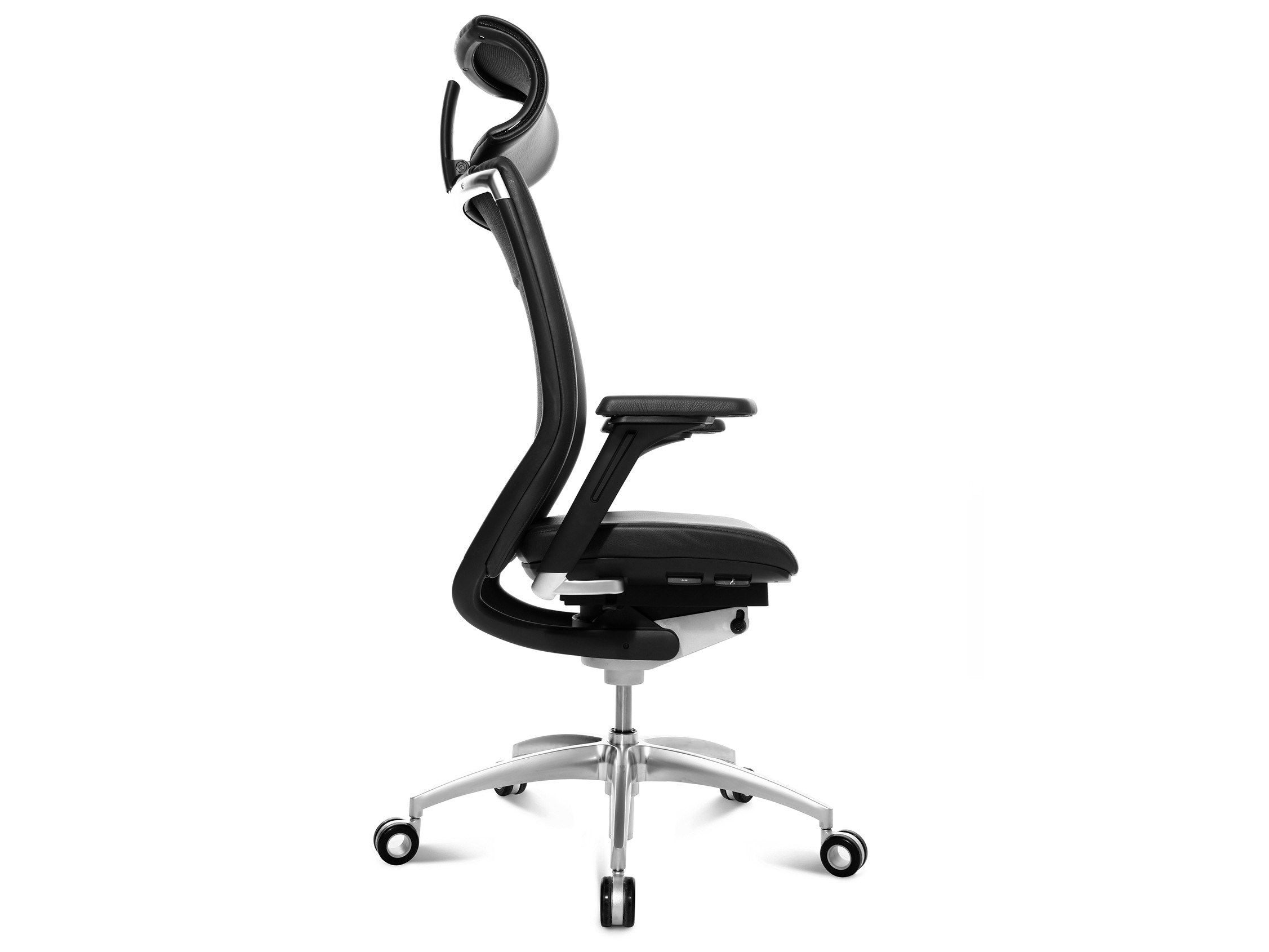 Кожаный мягкий операционный офисный стул с подголовником Wagner ARCH-00141916 - Вид №2