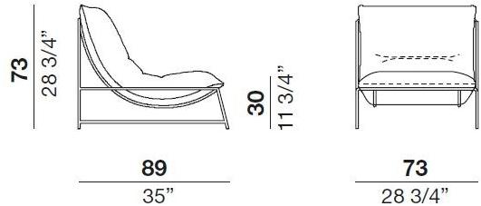 Désirée divani Кресло со съемным чехлом из ткани sun-id-1441561 - Вид №3