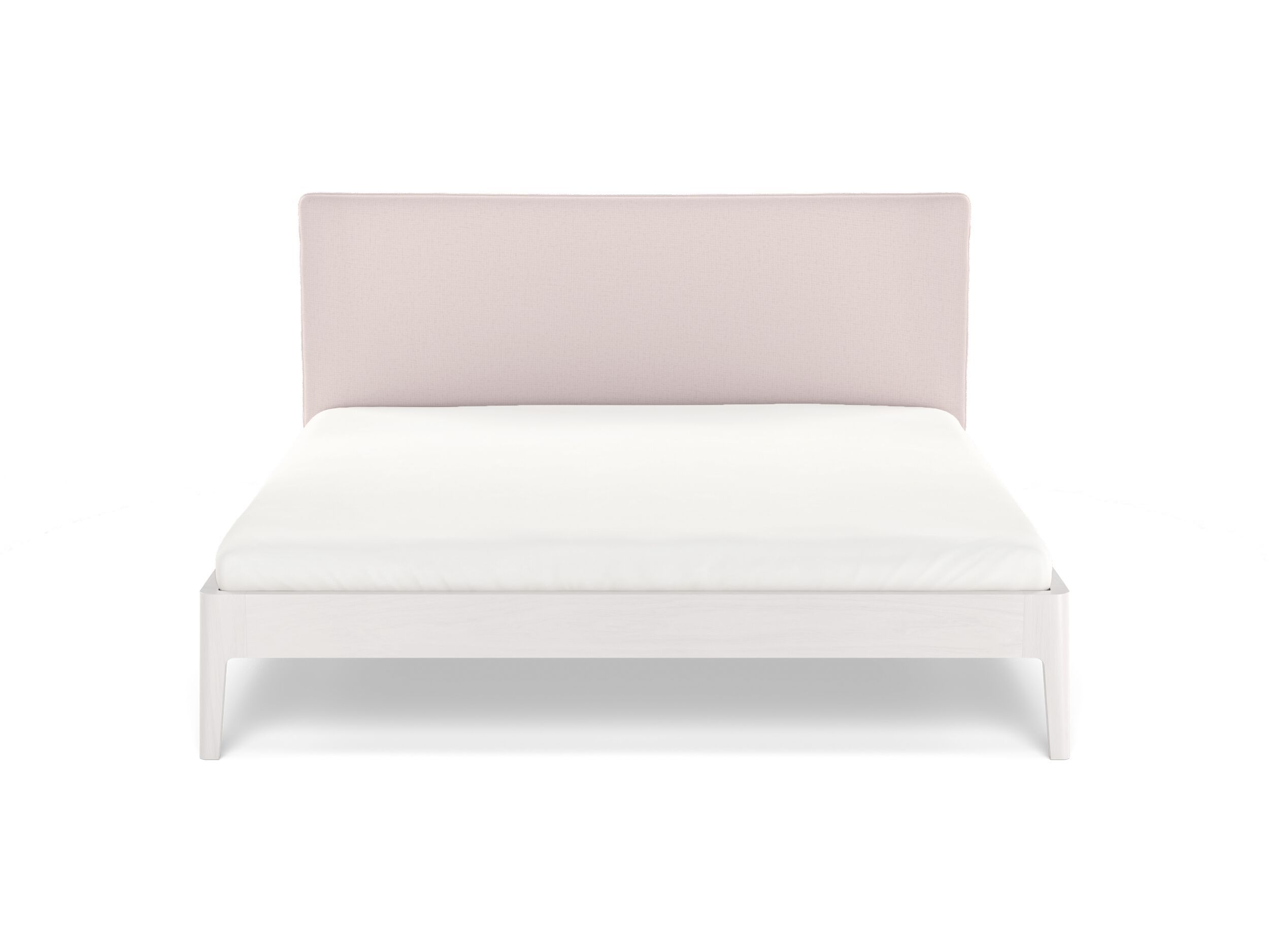 Деревянная двуспальная кровать с мягким изголовьем Noah Living белье ARCH-00049322 - Вид №15