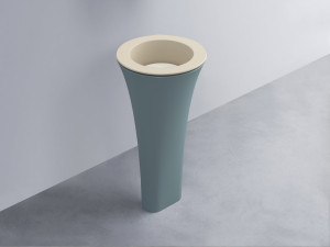 AMLA45-LN+AMPILT-TL+AMCOLT-PL Раковина Amedeo Tondo отдельностоящая cielo Enjoy + Amedeo