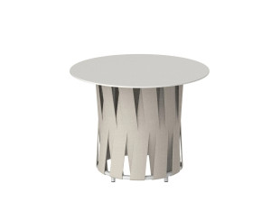 Журнальный столик с круглым верхом из Дектона