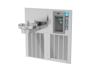 Бесконтактный диспенсер для воды с питьевым фонтаном