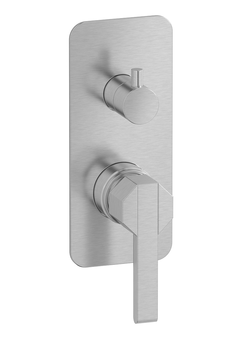 Встроенный смеситель для душа с двухходовым дивертером WE ARE IB bl310ss Brushed Nickel Belmondo 