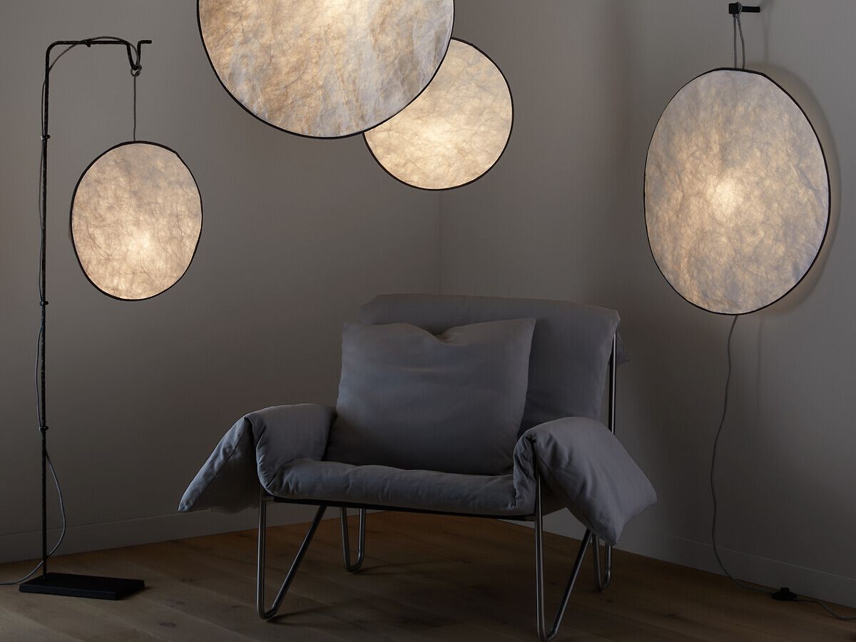 Светодиодный торшер ручной работы в DuPont™ Tyvek® AMPM Moon ARCH-00076500 - Вид №1