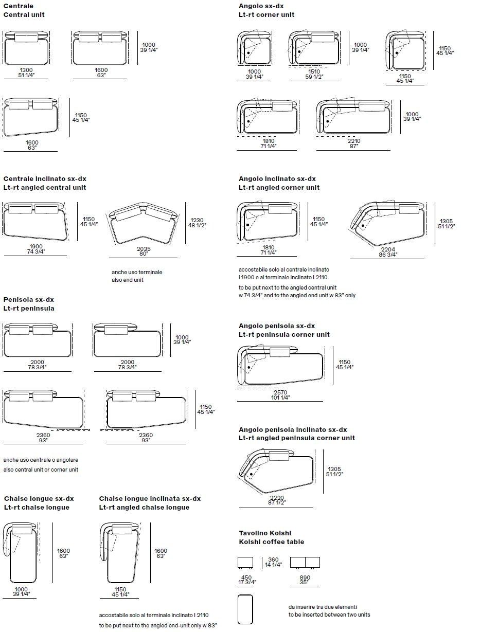 Ткань диван Poliform SAINT-GERMAIN ARCH-00058862 - Вид №10